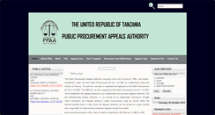 Desktop Screenshot of ppaa.go.tz